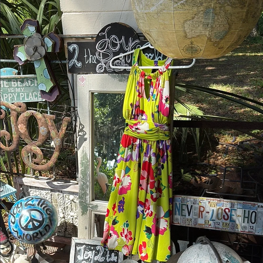Madison Leigh Multicolor Floral Dress - Picture 1 of 7